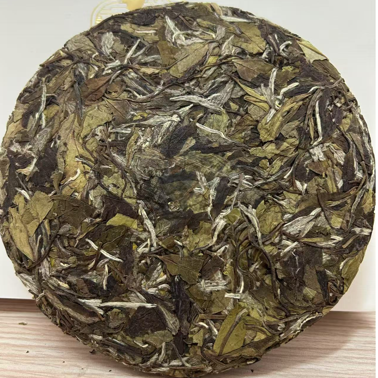 2017年野茶白牡丹饼兰花香兰花韵老白茶