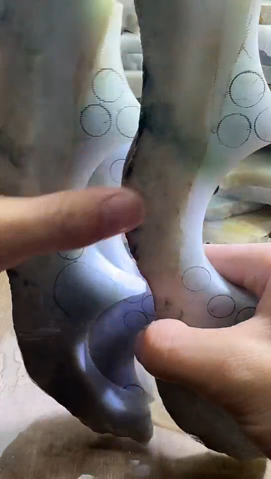 裸石翡翠天然翡翠A货花25