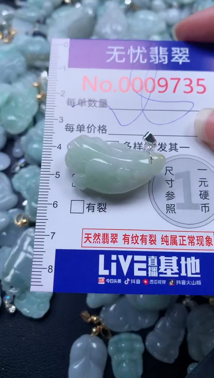 颈饰未镶嵌翡翠9735