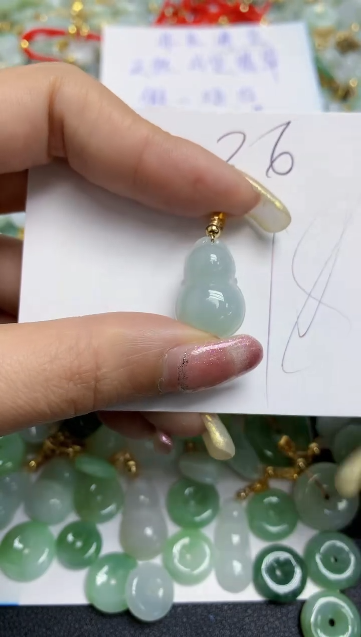 【闪购商品】翡翠颈饰合金天然翡翠A货