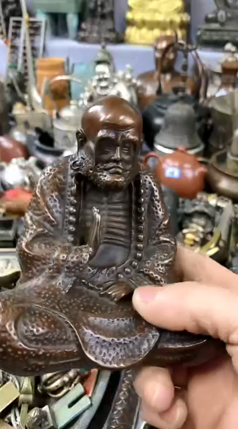 【闪购商品】一物一拍编号达摩摆件