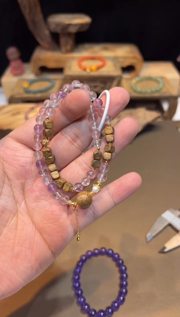 未镶嵌手链水晶手饰@@F5748