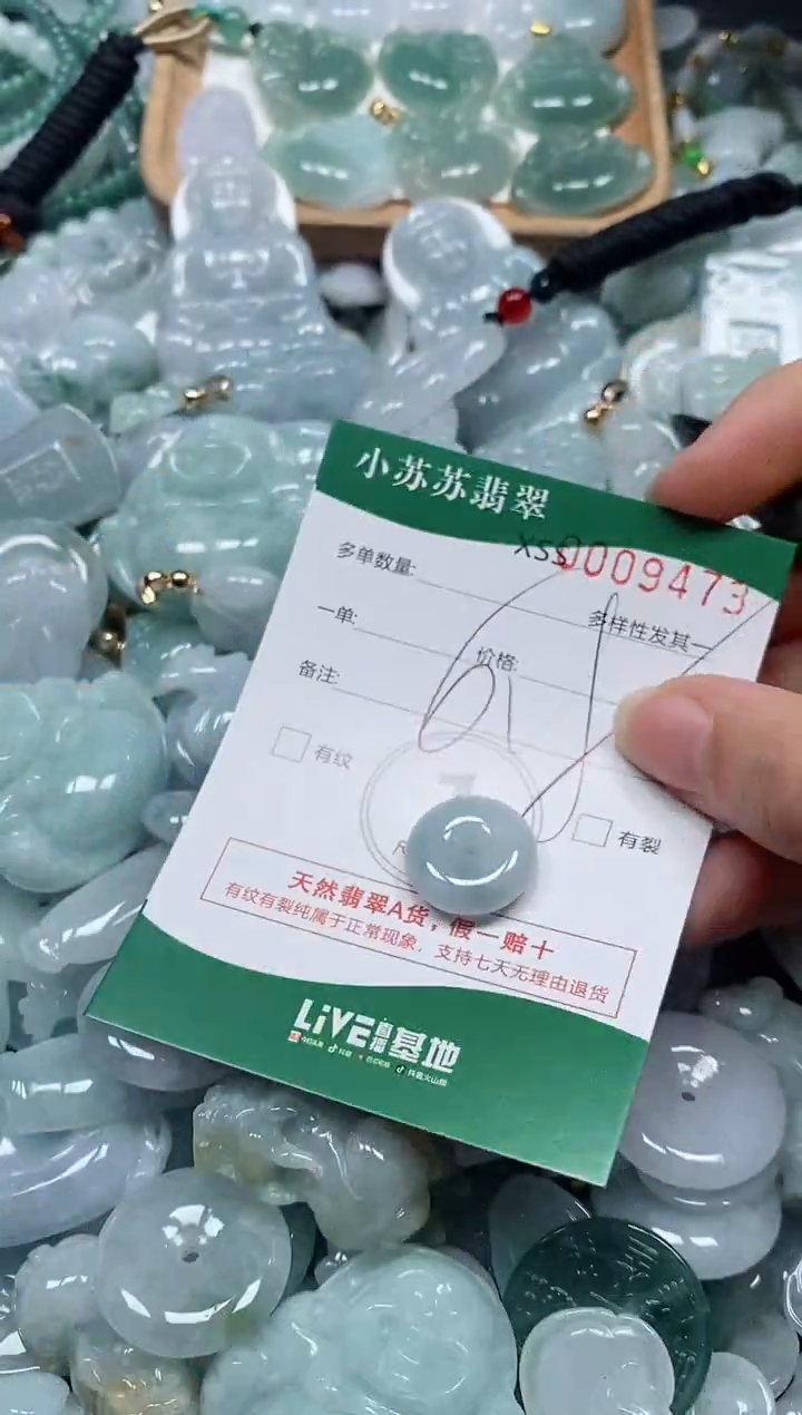 【闪购商品】翡翠颈饰未镶嵌闪购商品0009473