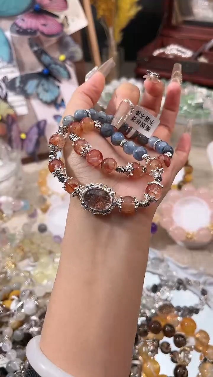 【闪购商品】水晶手链未镶嵌多样性发货颜色微差发其一