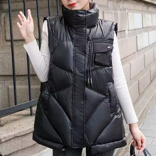 无印心匠k1198 秋季宽松型短款马夹轻薄时尚马甲 Y085