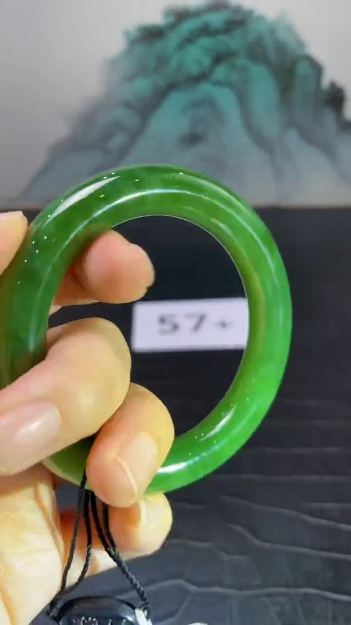 未镶嵌手镯和田玉（碧玉）逝**年57+