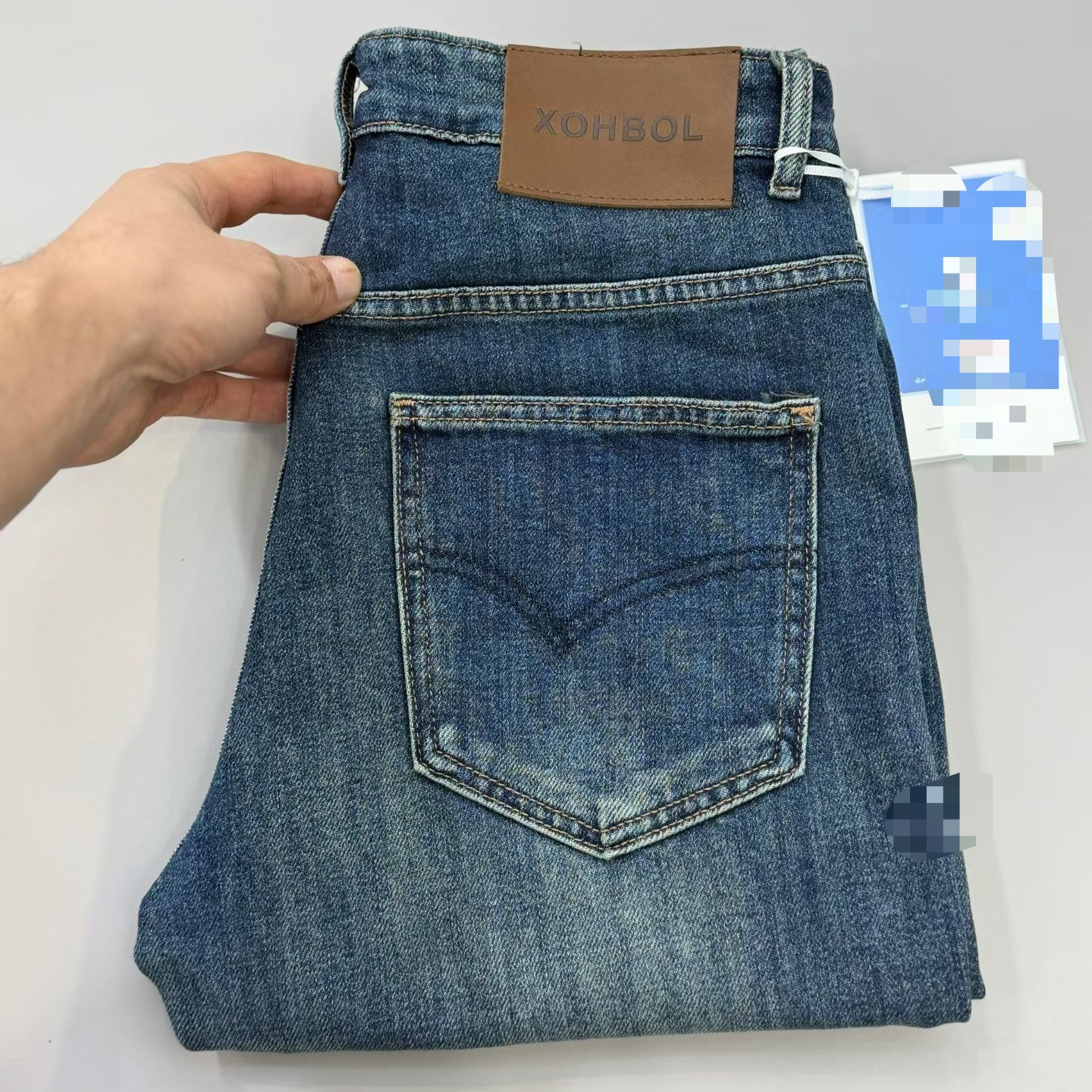 新款休闲风百搭男士牛仔裤6199