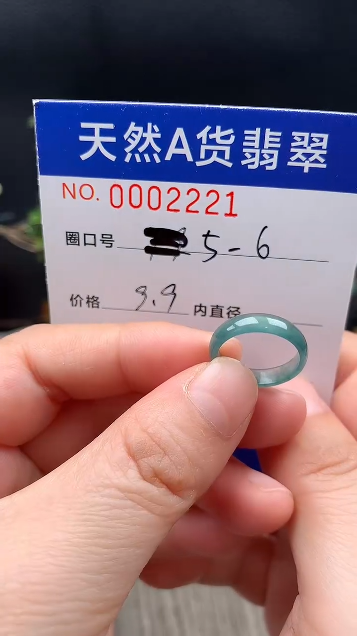 未镶嵌戒指翡翠5-6#