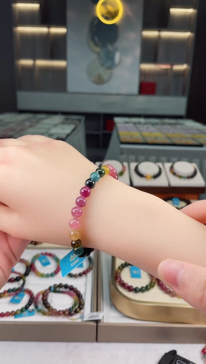 【闪购商品】碧玺单圈手串未镶嵌（多样性发一条）Y