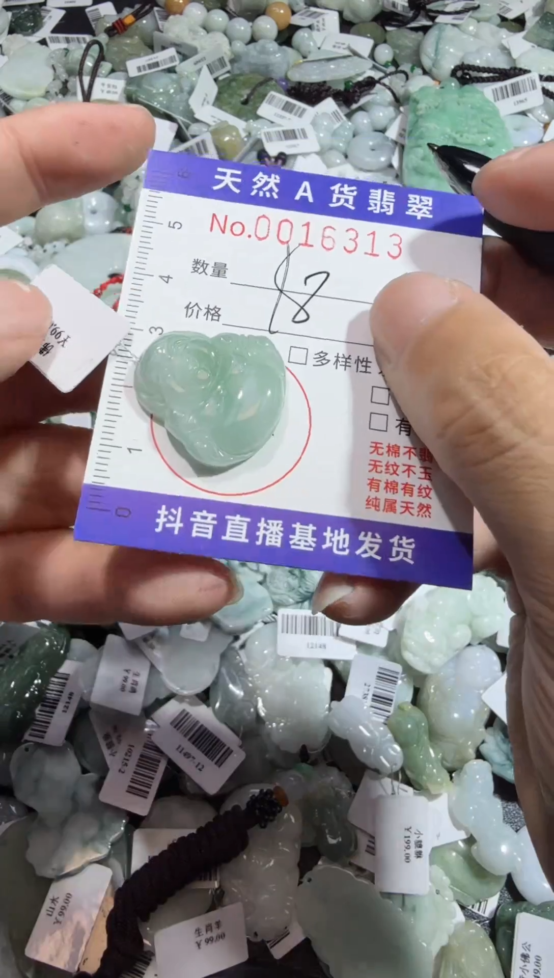 【闪购商品】翡翠颈饰未镶嵌00016313