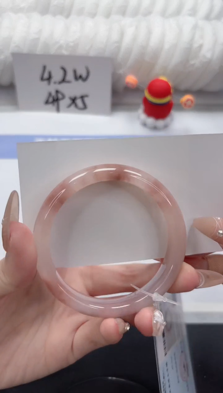 石英质玉未镶嵌手镯A367-57.2