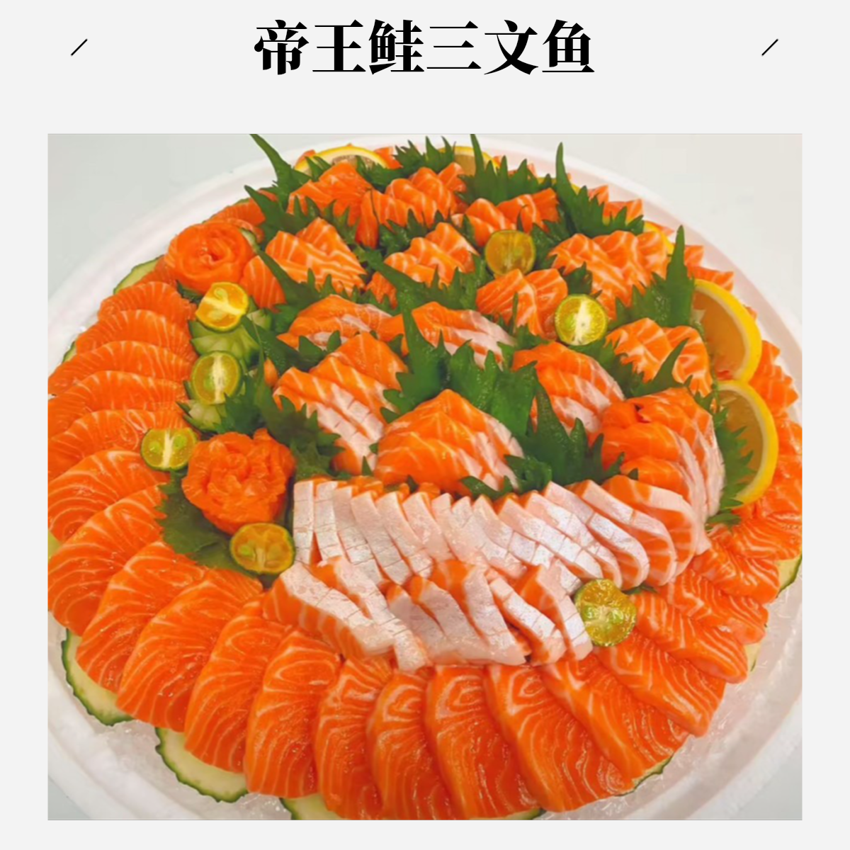 【帝王鲑】新西兰进口三文鱼之王（肉腩双拼）150g-500g 南宁同城配送（切好配冰盘）