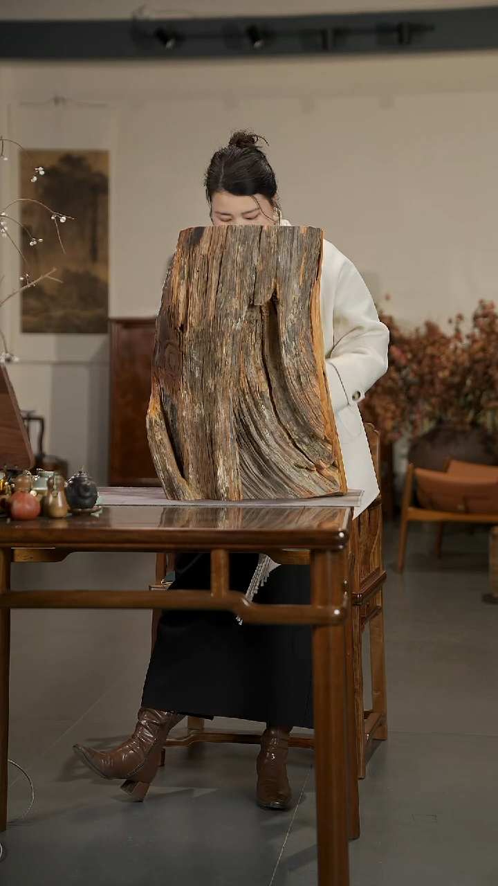 柏木（崖柏）崖柏陈化*黑油料木墩