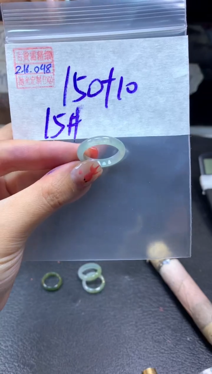 【闪购商品】定制翡翠未镶嵌翡翠160元15#毛货需精细抛光048