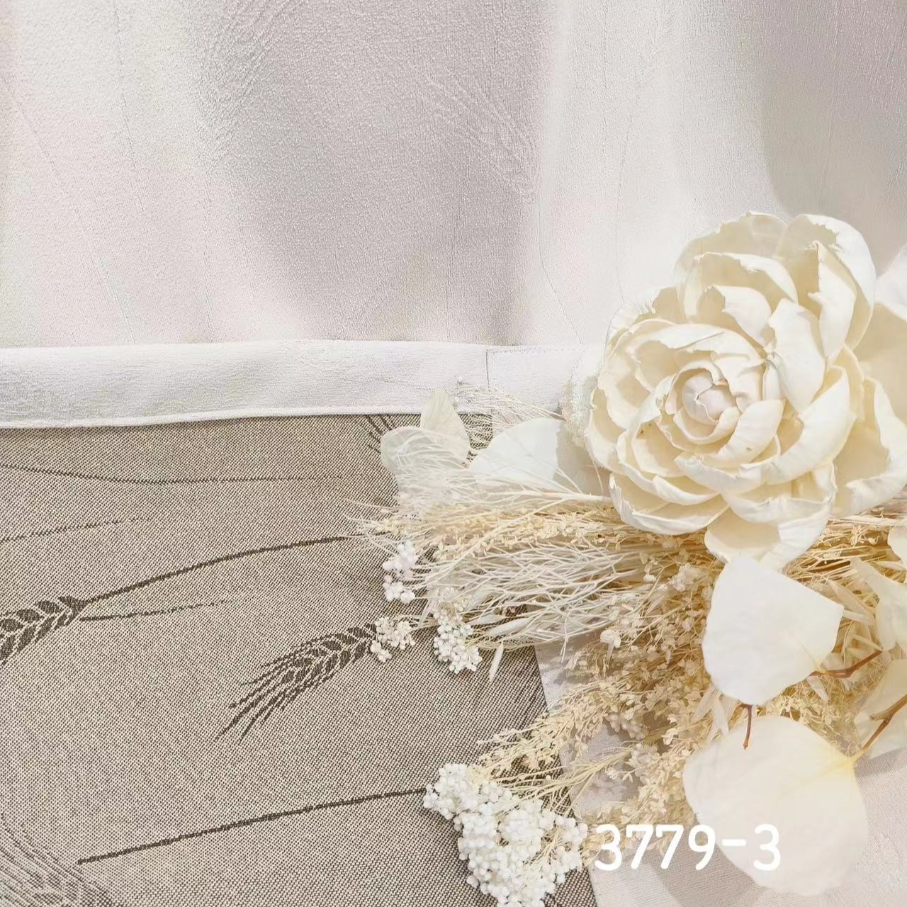 高端双面提花窗帘现代简约风雪尼尔定型成品定制卧室窗帘