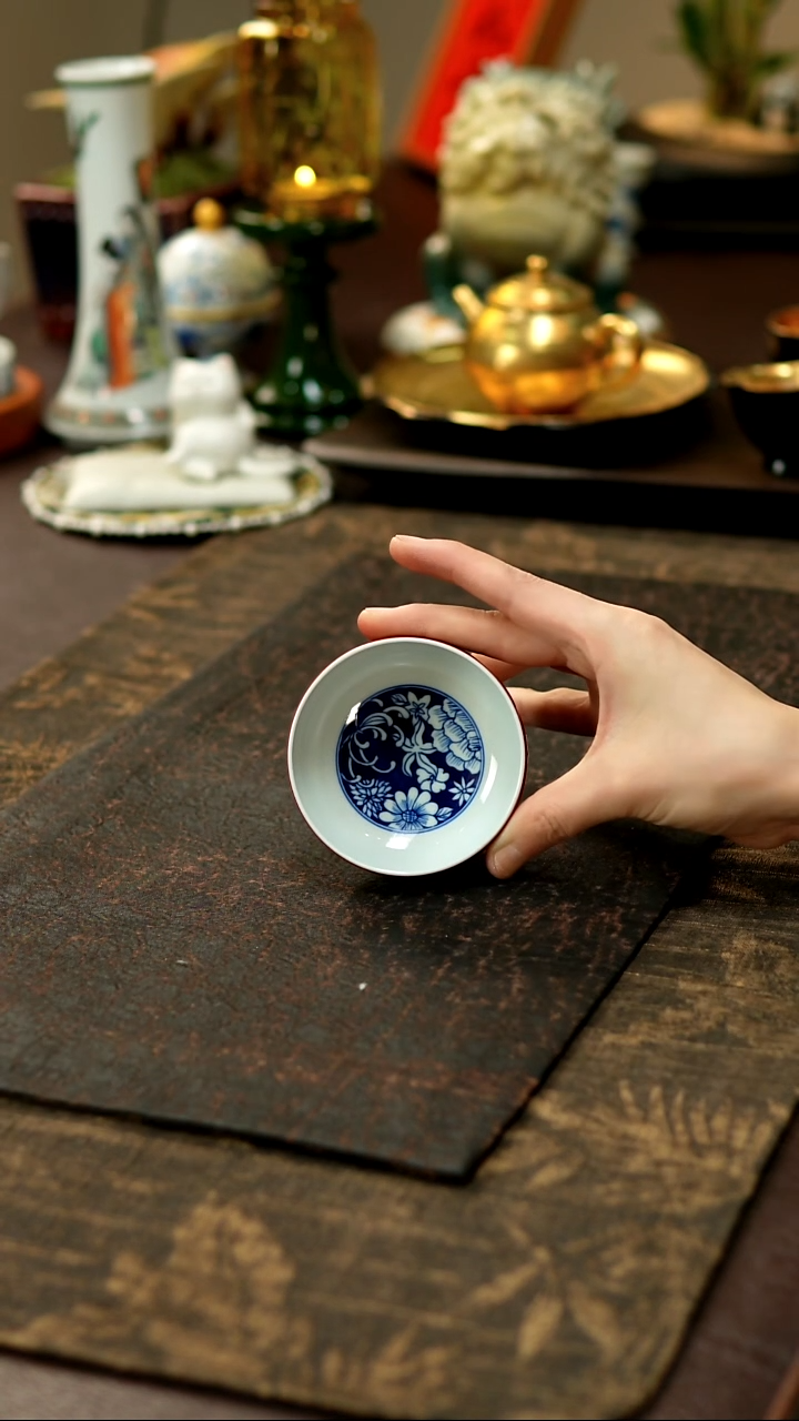 景德镇陶瓷杯碗柴烧多人