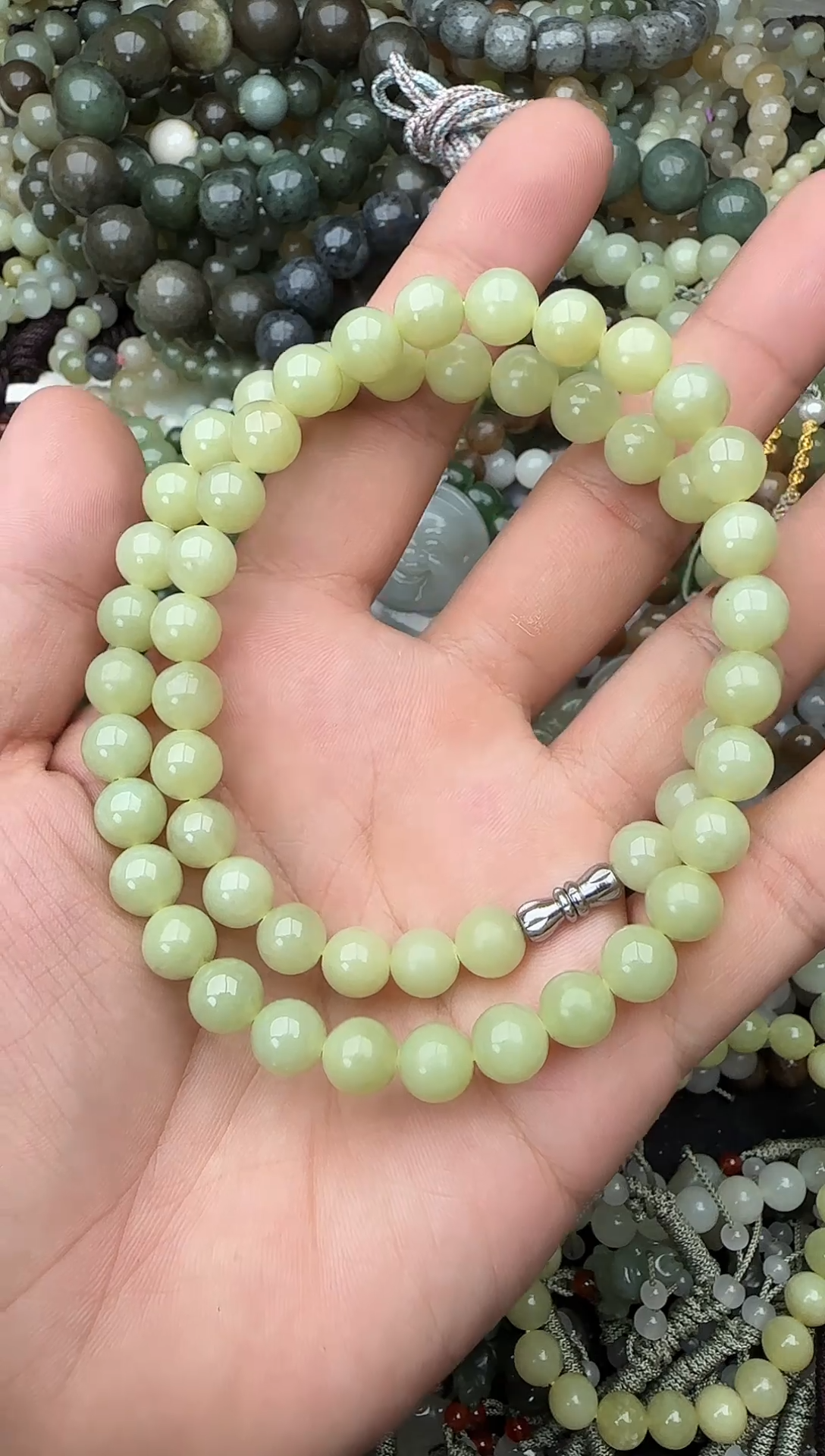 颈饰未镶嵌和田玉拍一发一