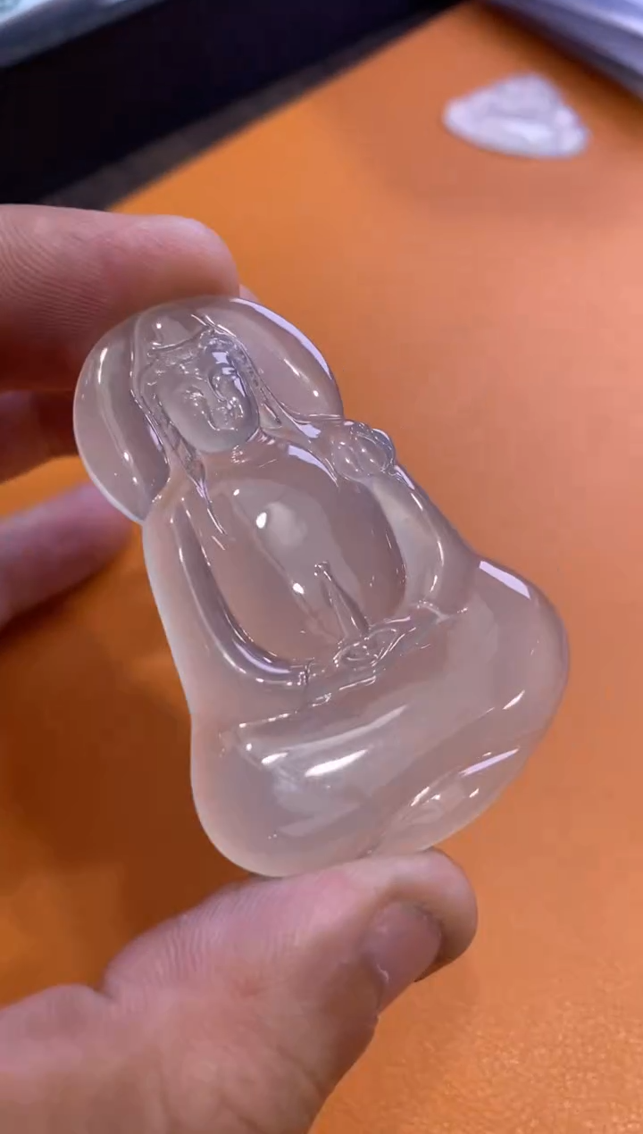 【闪购商品】翡翠颈饰未镶嵌观音7800