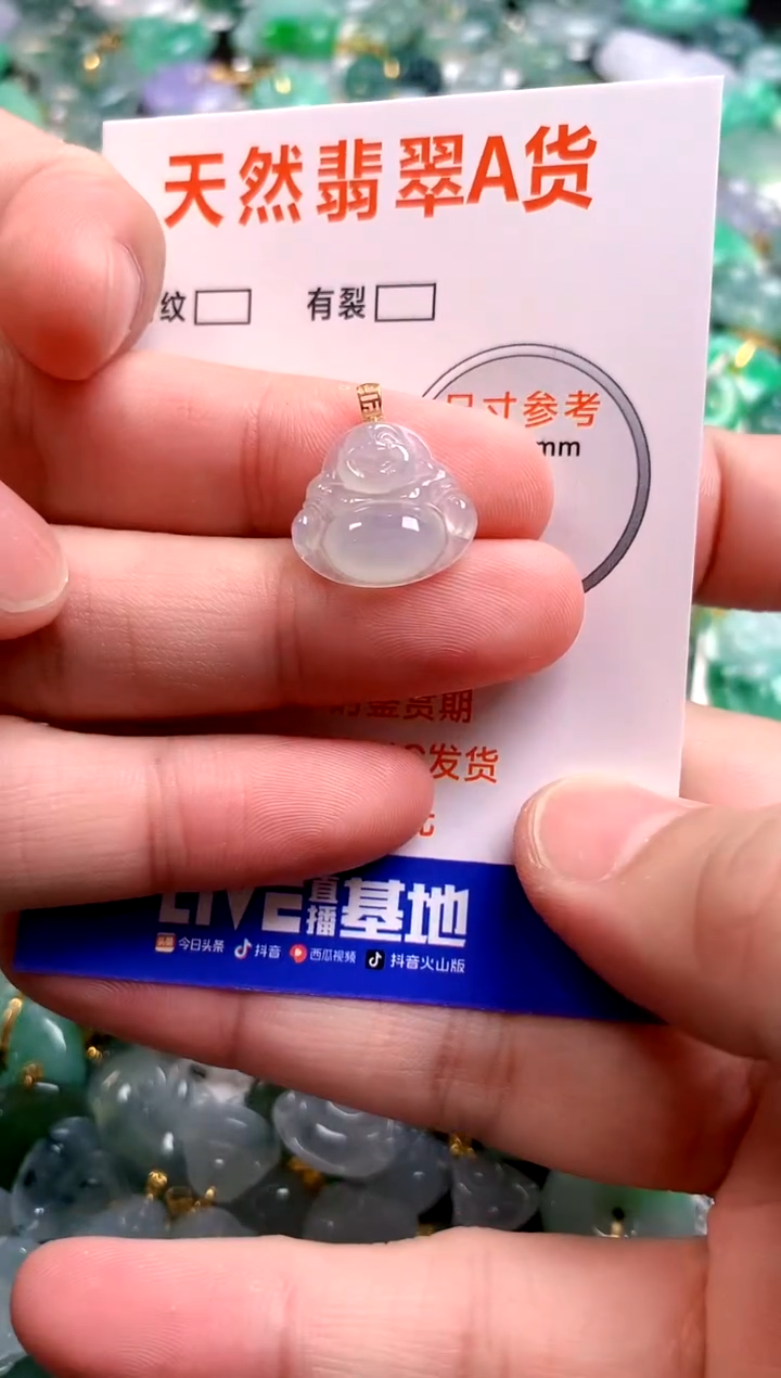 颈饰18K金镶嵌翡翠25100043