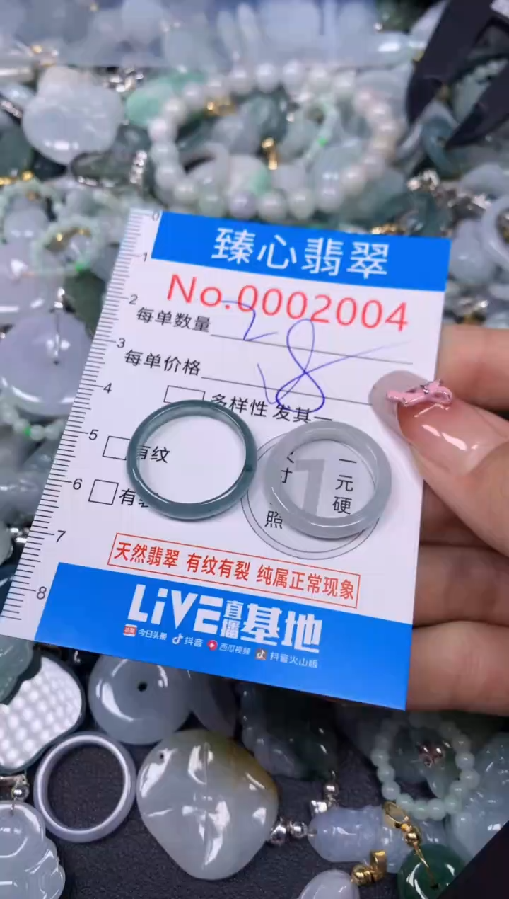 【闪购商品】翡翠颈饰未镶嵌含绳0002004