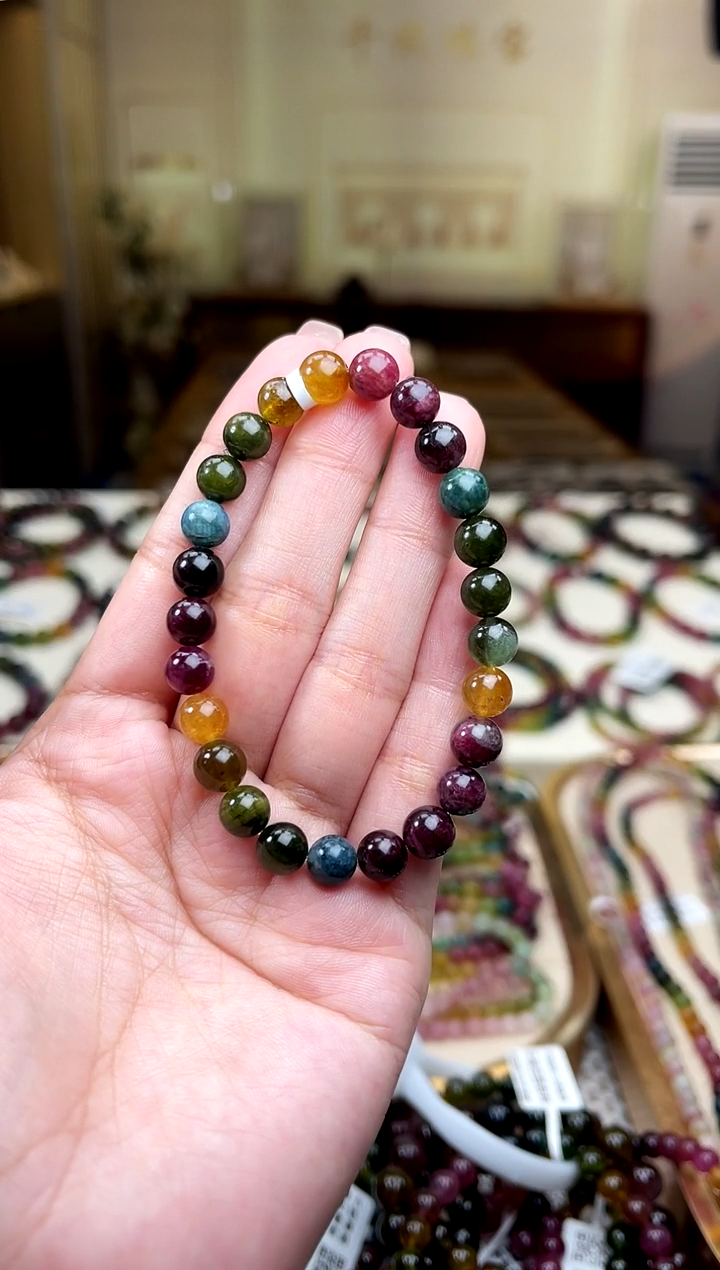 【闪购商品】碧玺/未镶嵌7mm+碧玺单圈多样性发货