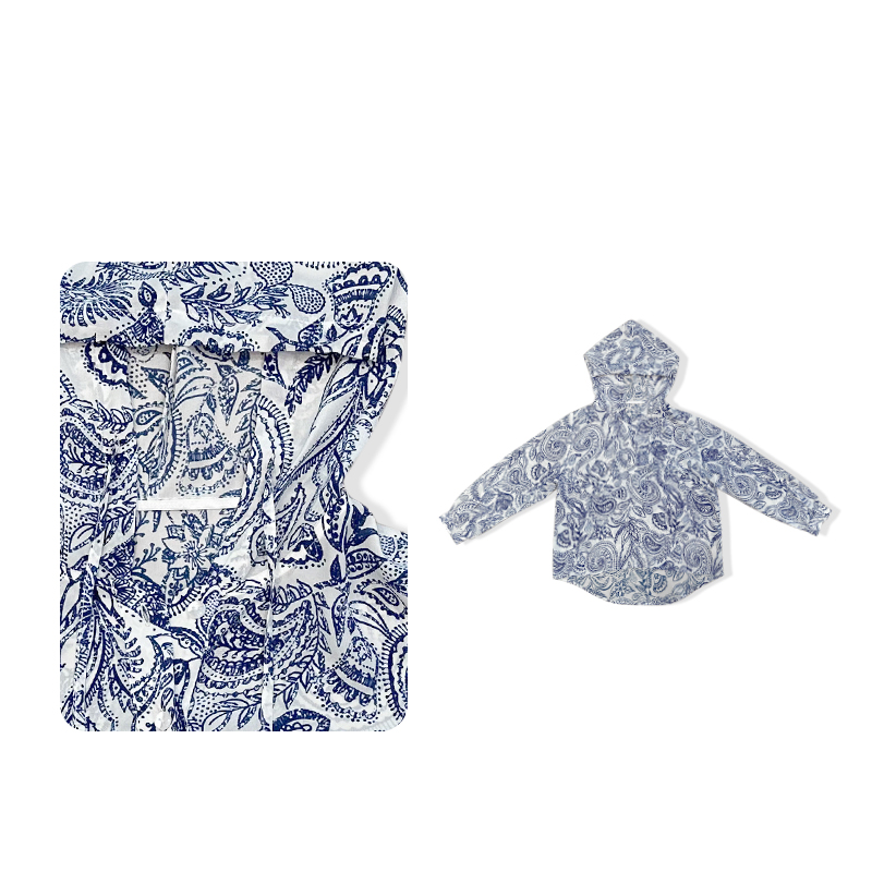 100桑蚕丝防晒T恤青瓷连帽衫女AF325517