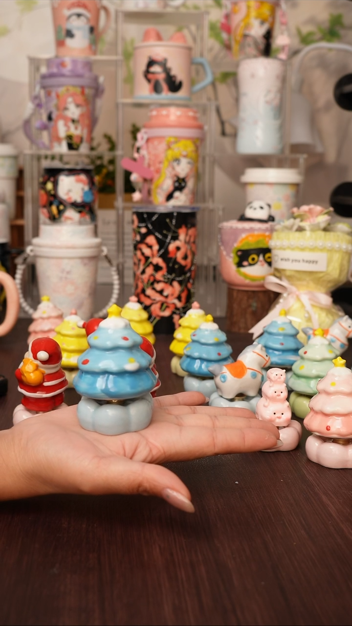 陶景德镇手绘的杯子  