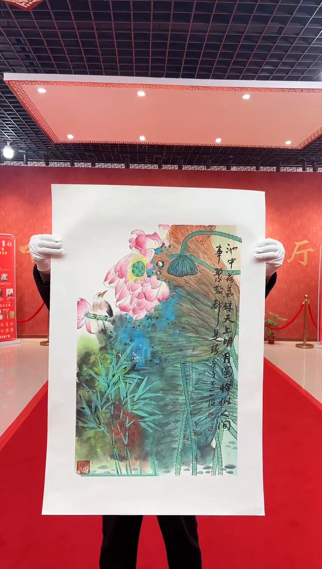 【闪购商品】国画画道一老师手绘作品D15