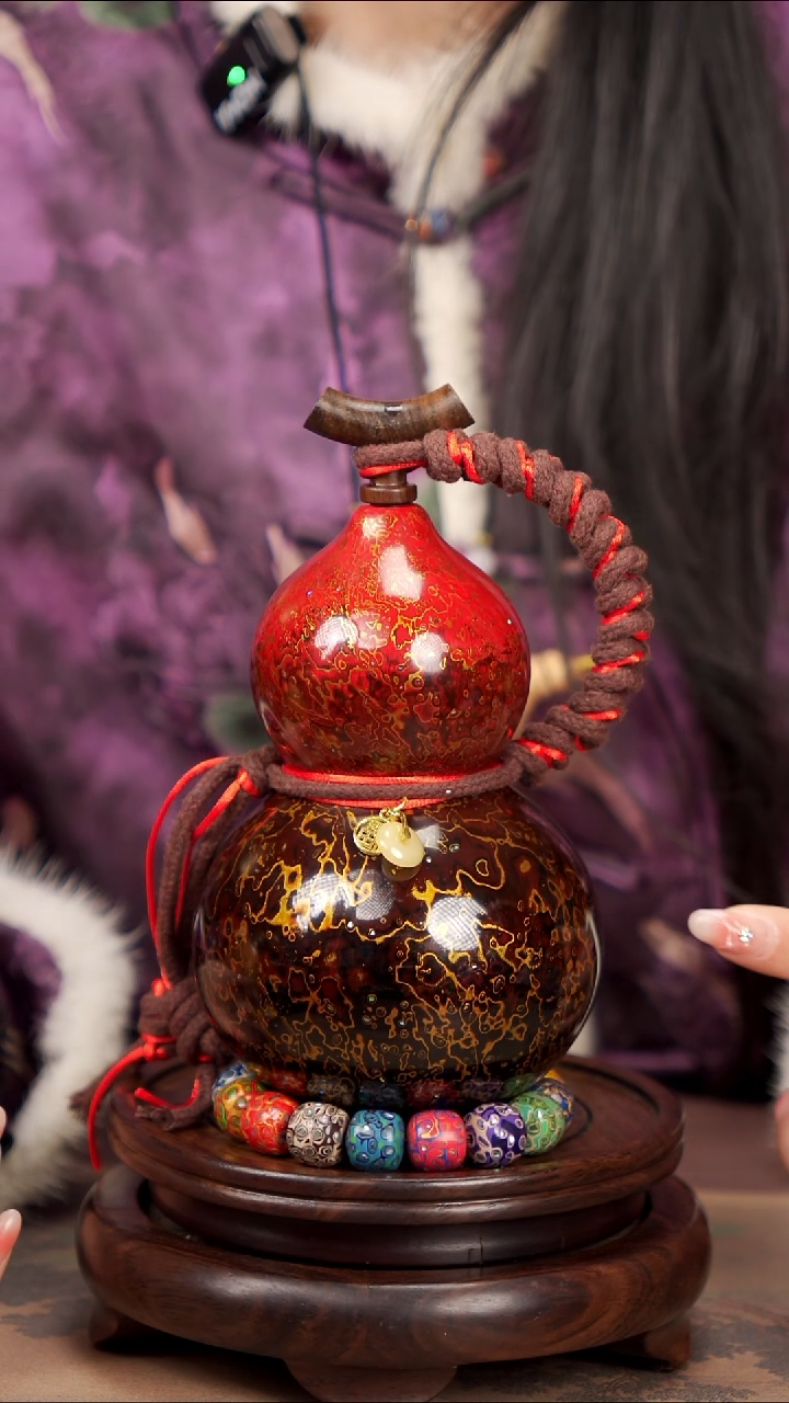 【闪购商品】228易林高端工艺大漆酒葫芦--358