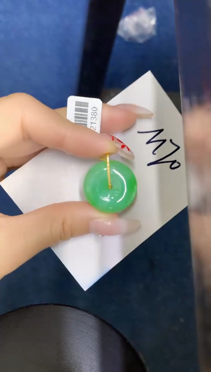 【闪购商品】翡翠颈饰18K金镶嵌00000000000