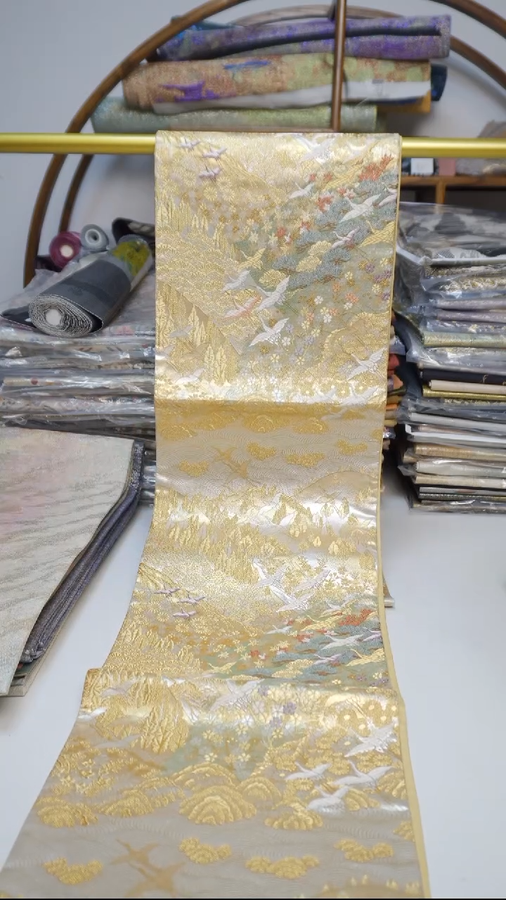 织绣121 仙鹤风景风景