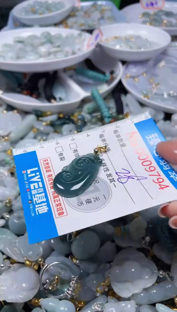 吊坠(不含链)未镶嵌翡翠9794