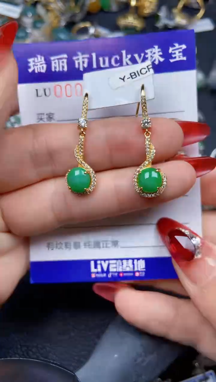 【闪购商品】翡翠颈饰银S925镶嵌8419