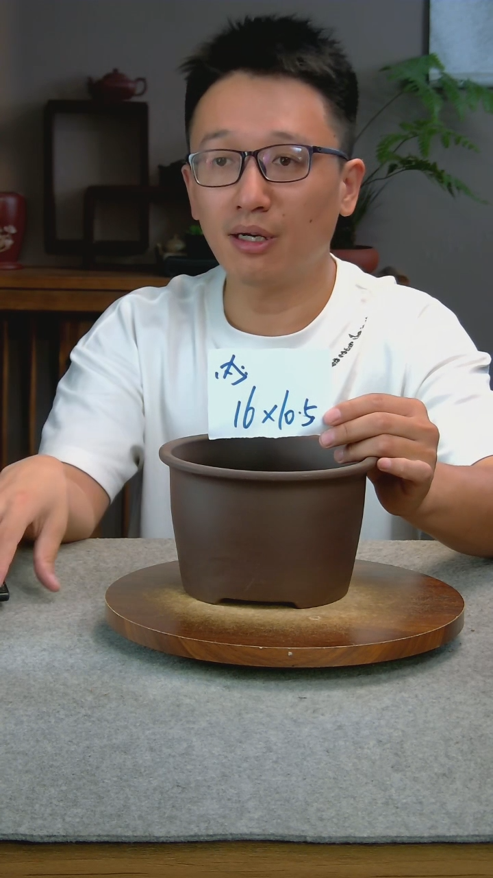 T94艾砂宜兴紫砂花盆