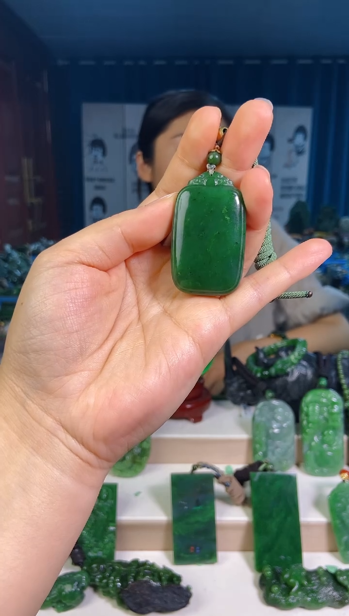 和田玉未镶嵌挂件1