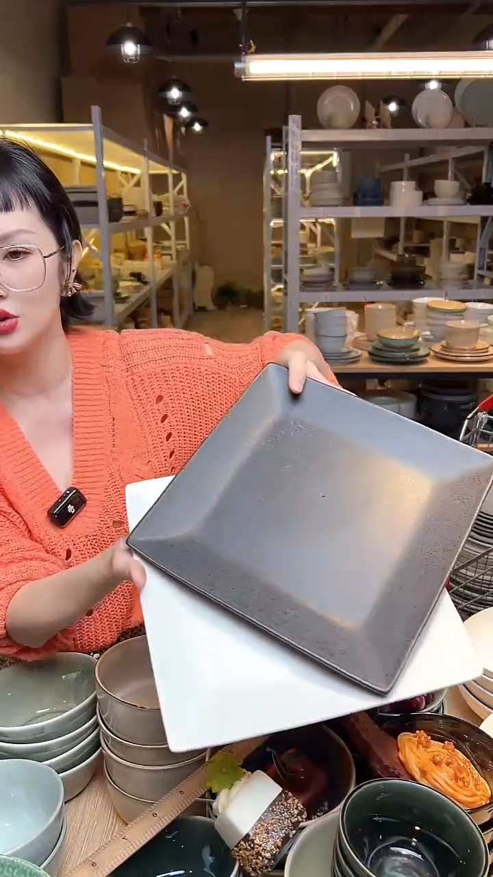 瓷201外贸尾货高温釉下彩陶瓷餐具默认微瑕