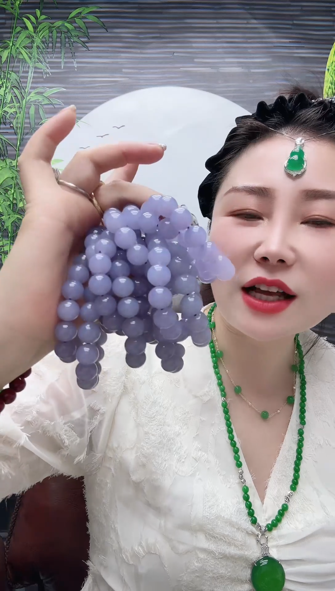 高货烟紫卡10串珠