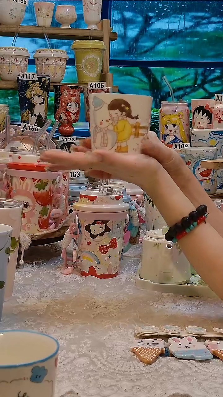 陶瓷景德镇手绘陶瓷杯