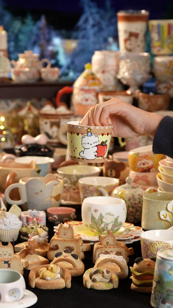 其他陶景德镇釉下彩手绘设计师款陶瓷