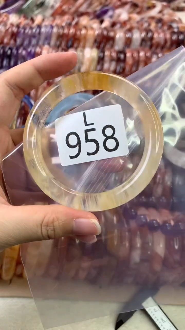 【闪购商品】水晶水晶手镯L未镶嵌958-58