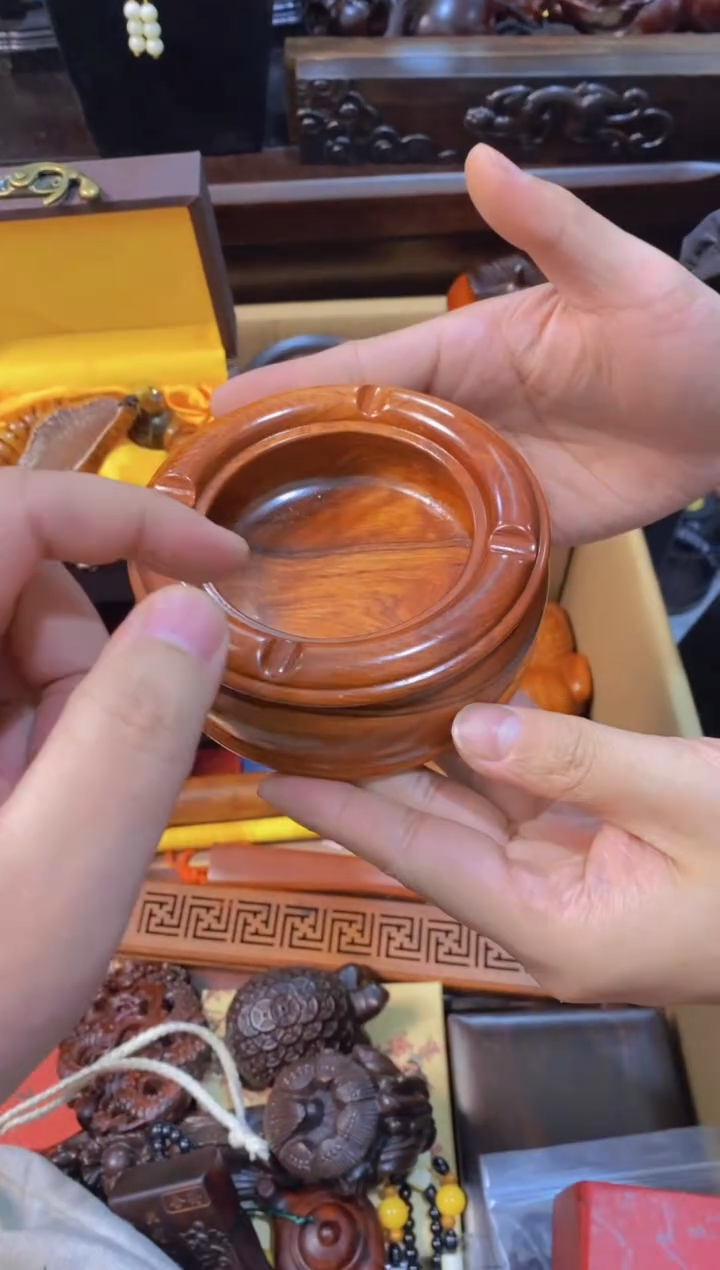 【闪购商品】木圆烟灰缸直播推荐直播推荐