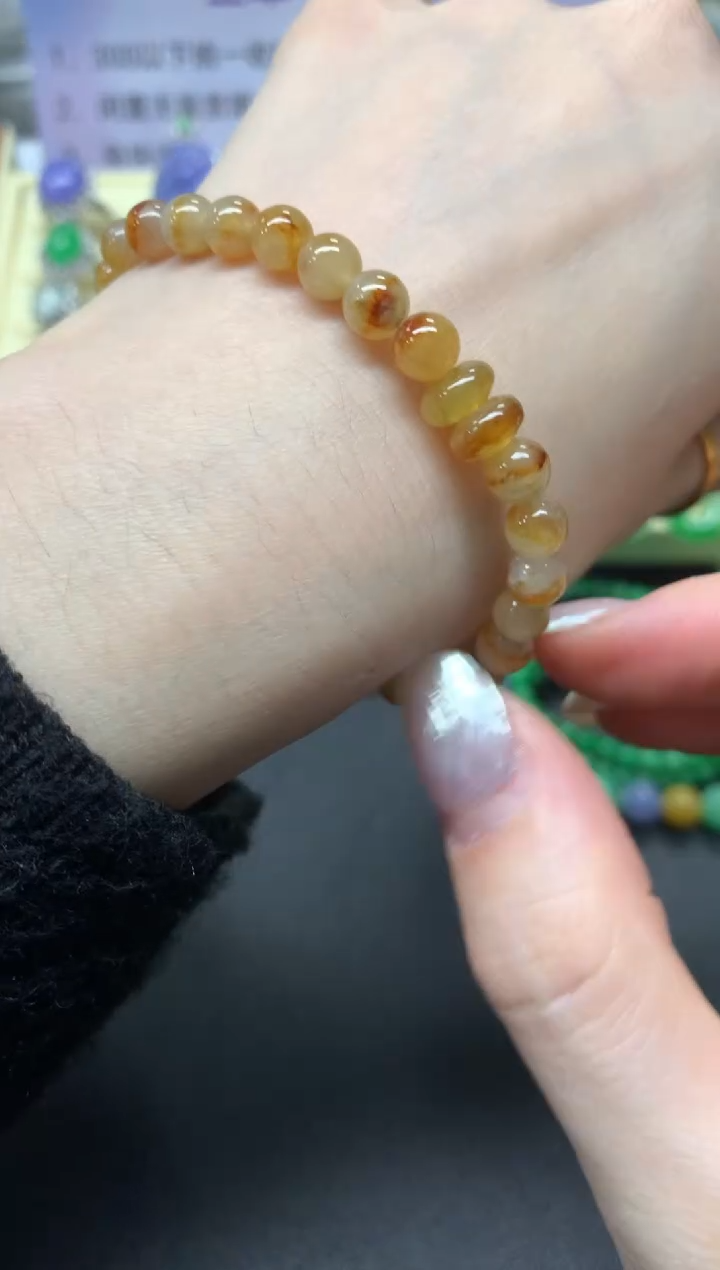 【闪购商品】翡翠手串未镶嵌手串|750+75
