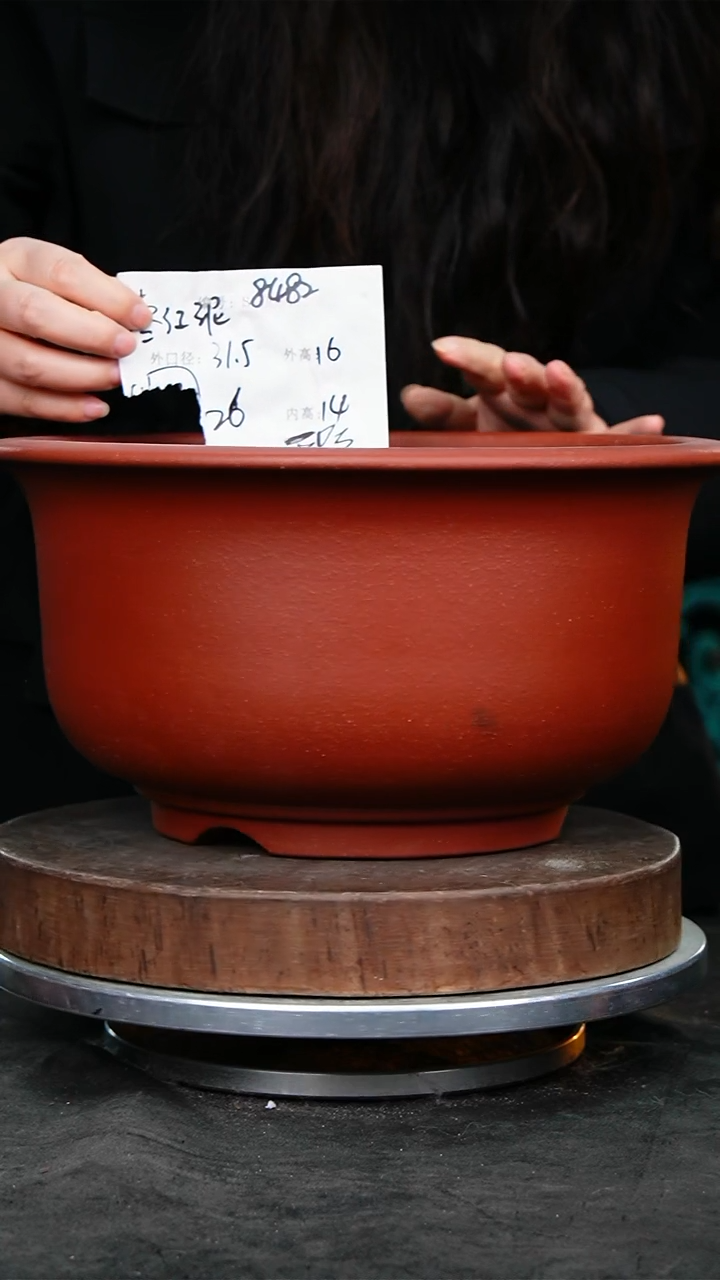 紫砂花盆8482瑕疵紫砂花盆