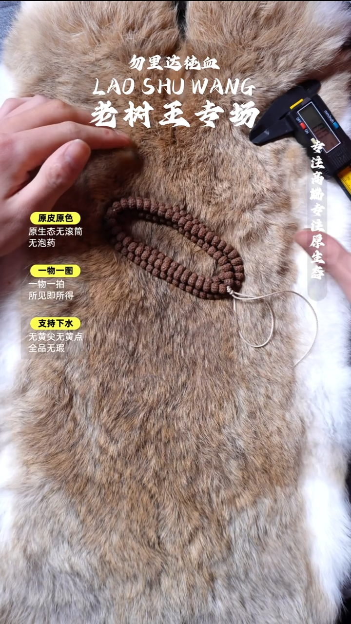 吊坠金刚菩提收藏级 平细108 8.2mm