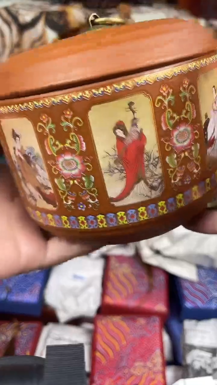 香榧木小月————茶罐