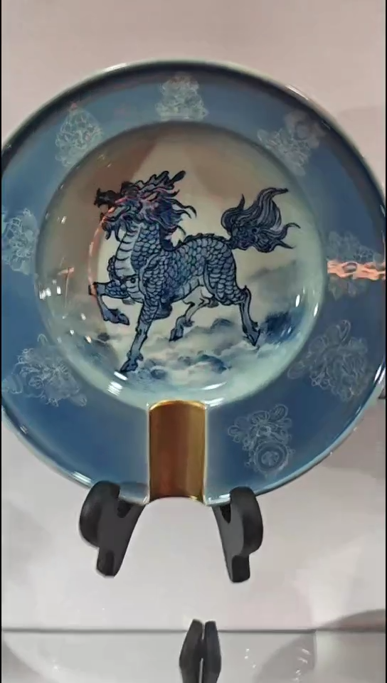 陶I****l泼墨麒麟雪茄缸无包装不退换53 