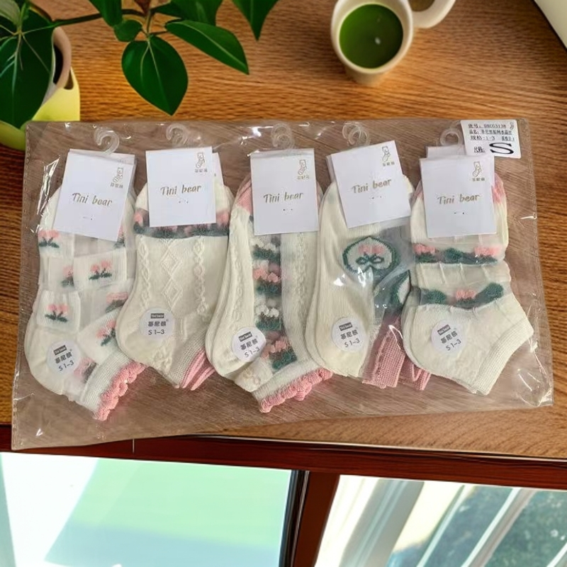 DX女宝宝卡通夏款网眼袜子2（10双装）