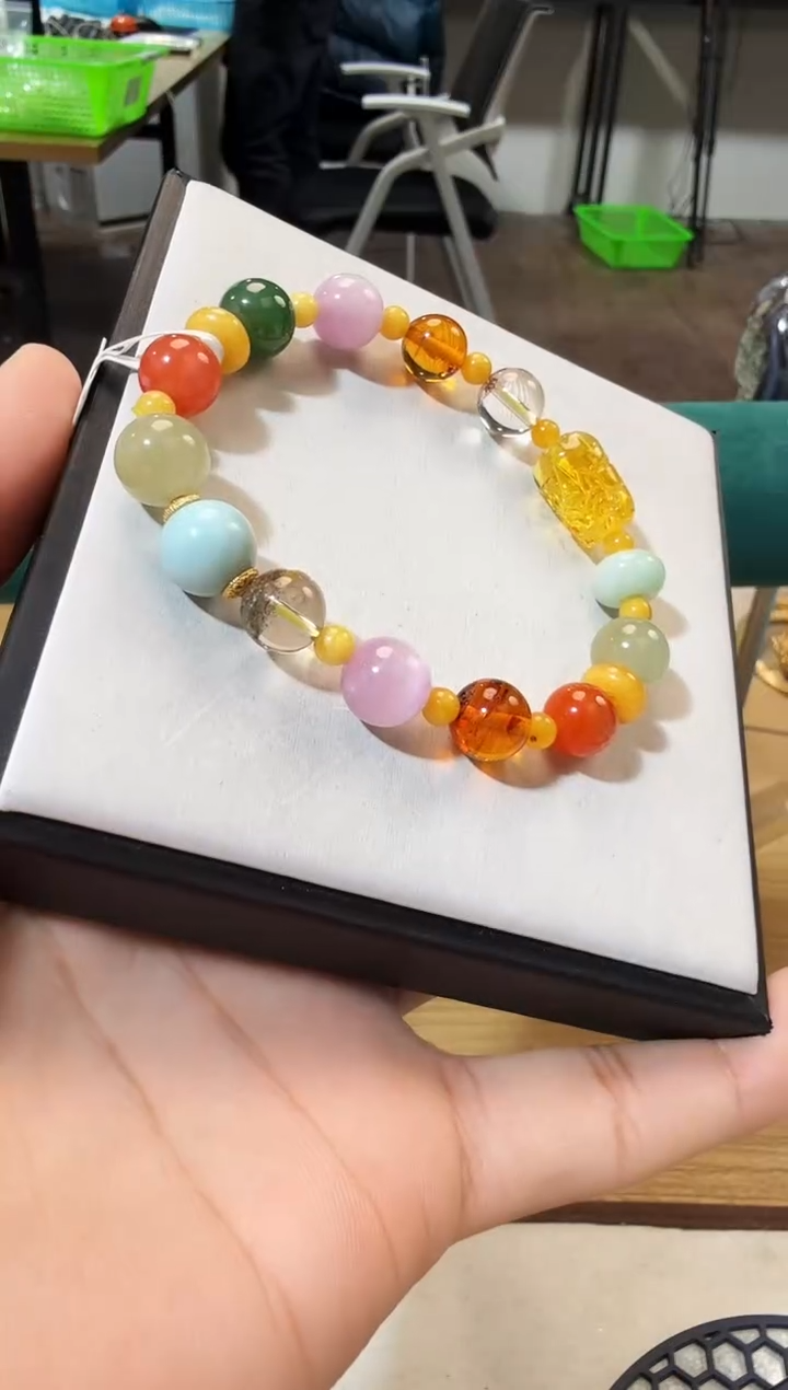 未镶嵌手链水晶晶1129 约9-10mm