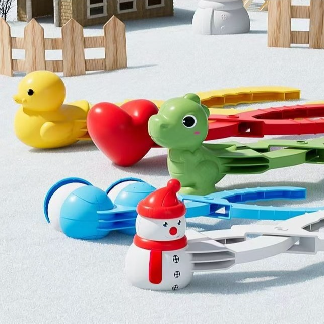 儿童加大号加厚夹雪神器雪球夹子打雪仗堆雪人科学实验模具玩具