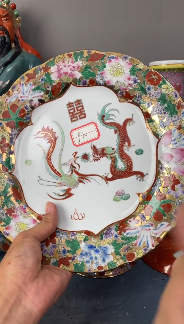 摆件陶567精品老厂瓷器（煤窑烧制）